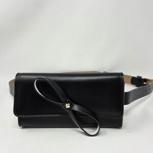 Kate Spade Black Bow Leather Belt Bag